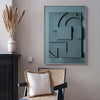 Three-dimensional Abstract Silent Style Geometric Morandi Hanging Painting