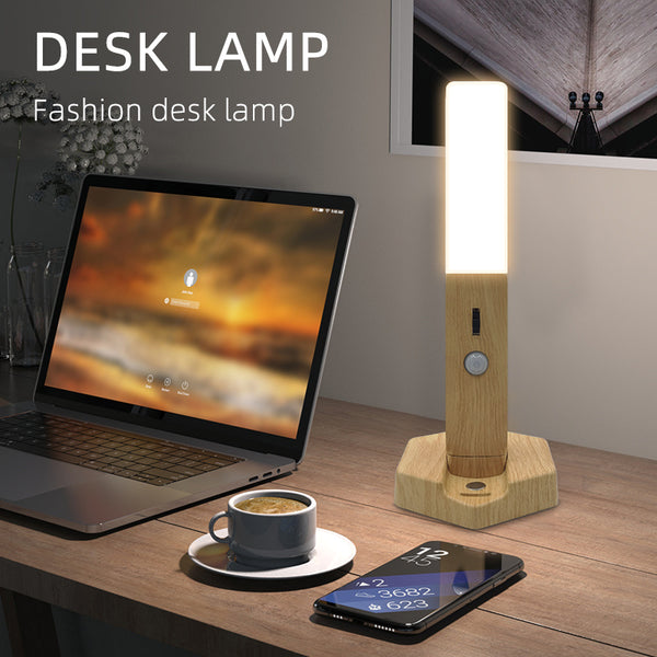 Smart Home Wooden Moving Body Induction Lamp