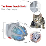 Electric Pets Cat Brush LED Toy Massager Pet Products