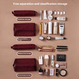 Split Four-in-one Cosmetic Multi-functional Travel Toiletry Bag