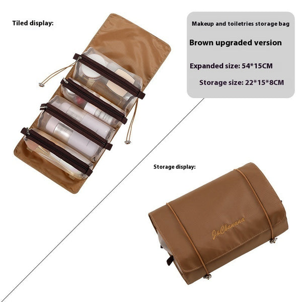 Split Four-in-one Cosmetic Multi-functional Travel Toiletry Bag