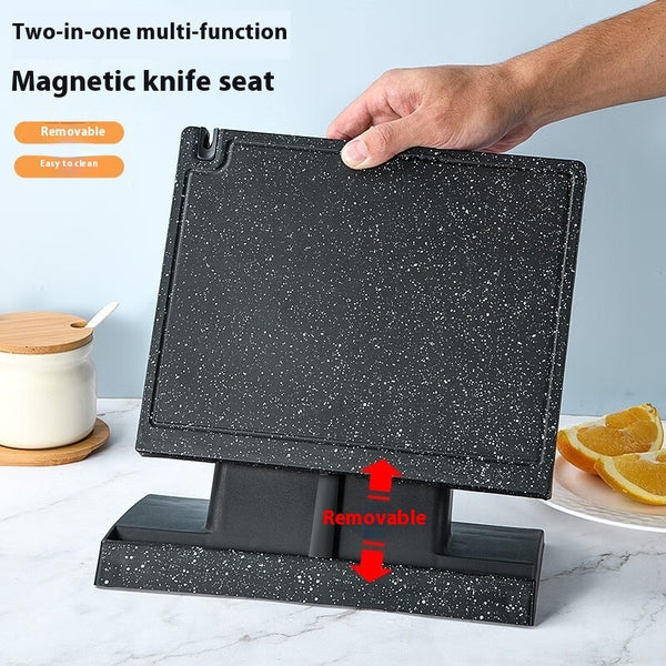 Magnet Knife Holder Multi-functional Punch-free Cutting Board Detachable Storage