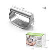 Stainless Steel Garlic Press Manual Mincer Chopping Tools Curve Fruit Vegetable Cooking Kitchen Gadgets